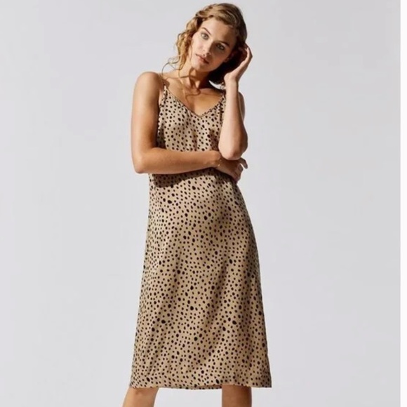 Stateside Dresses & Skirts - Stateside Spotted Print Midi Slip Dress